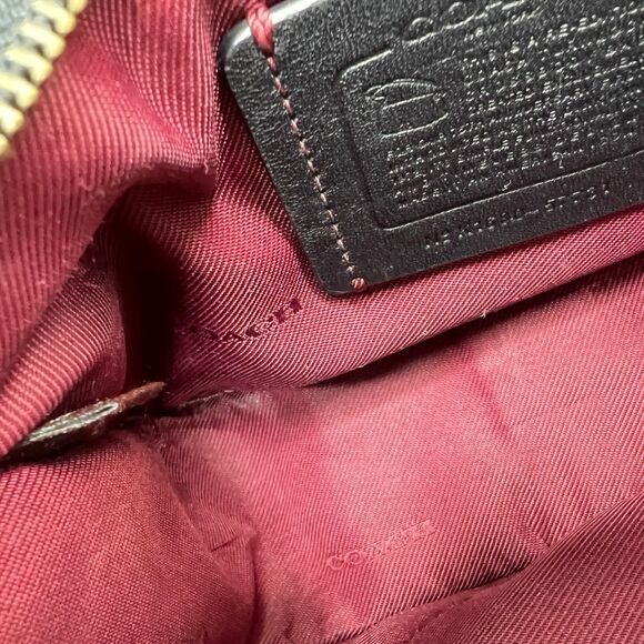 Coach Saddle 18 Mini Crossbody Shoulder Bag Black Glovetanned Leather No 57731 - Picture 15 of 15